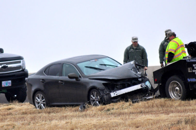 Icy roads cause accidents